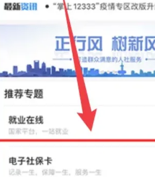 掌上12333如何领取开通电子社保卡(领取.掌上.开通)