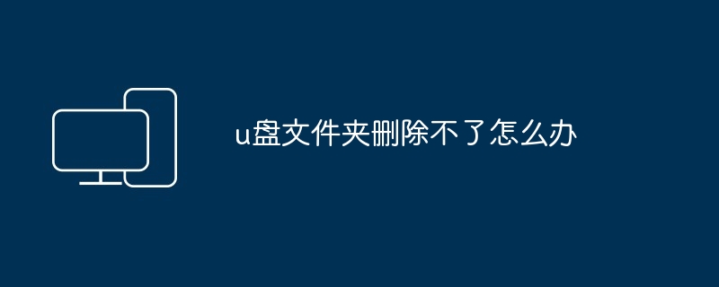u盘文件夹删除不了怎么办（文件夹.删除）