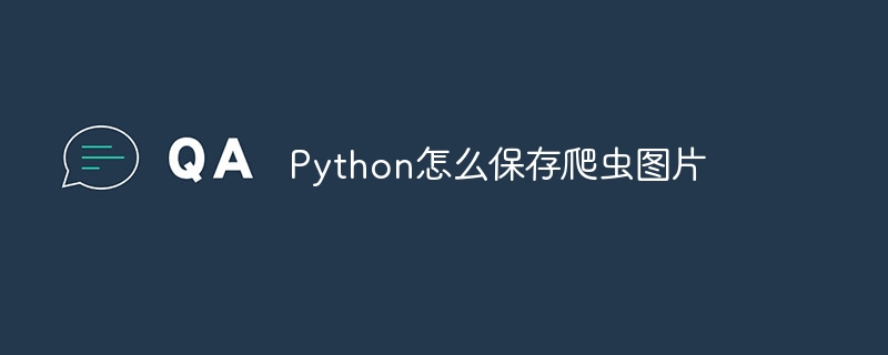 Python怎么保存爬虫图片(爬虫.保存.图片.Python...)