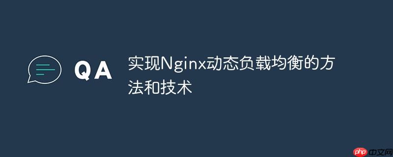 实现Nginx动态负载均衡的方法和技术（负载均衡.方法.动态.技术.Nginx...）