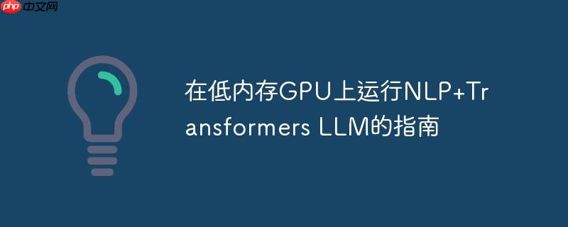 在低内存GPU上运行NLP+Transformers LLM的指南（内存.运行.指南.GPU.NLP...）