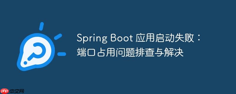 Spring Boot 应用启动失败：端口占用问题排查与解决（排查.端口.占用.失败.启动...）