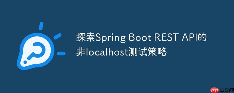 探索Spring Boot REST API的非localhost测试策略
