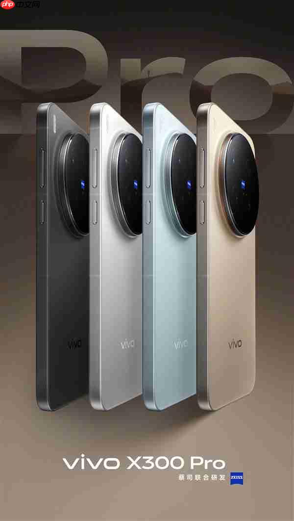 vivo X300系列四色揭晓：7.99mm超薄直屏 蓝厂最强旗舰