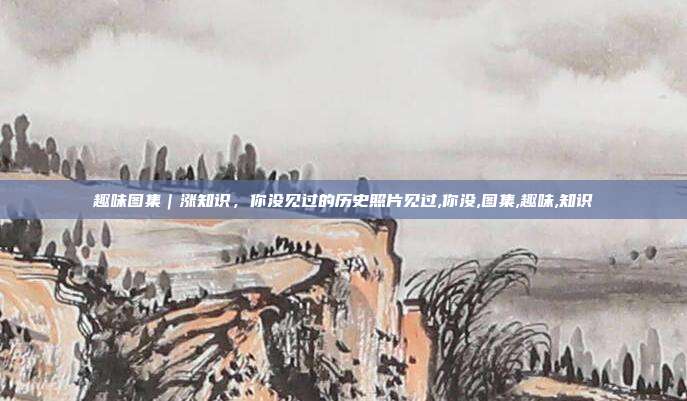 趣味图集｜涨知识，你没见过的历史照片见过,你没,图集,趣味,知识
