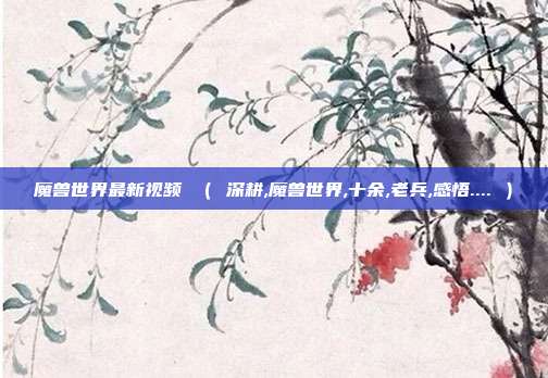 魔兽世界最新视频 （ 深耕,魔兽世界,十余,老兵,感悟.... ）