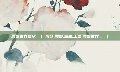 魔兽世界回放 （ 虎牙,魔兽,亚洲,王宫,魔兽世界.... ）