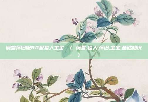 魔兽怀旧服60级猎人宝宝 （ 魔兽,猎人,怀旧,宝宝,基础知识.... ）