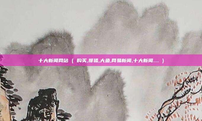 十大新闻网站 ( 购买,搜狐,大鱼,网易新闻,十大新闻.... )