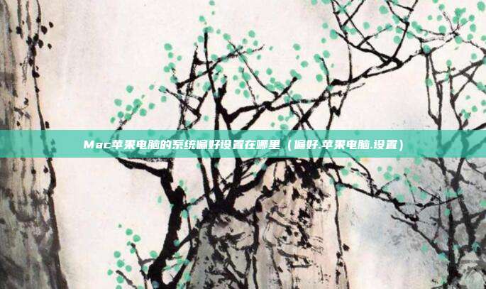 Mac苹果电脑的系统偏好设置在哪里(偏好.苹果电脑.设置)