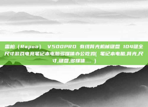雷柏（Rapoo） V500PRO 有线背光机械键盘 104键全尺寸游戏电竞笔记本电脑多媒体办公吃鸡( 笔记本电脑,背光,尺寸,键盘,多媒体.... )